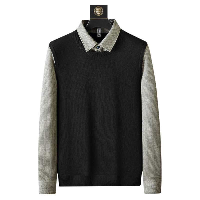 Sweaters Brushed Woolen Thickened