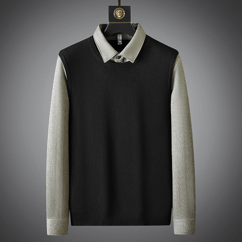 Sweaters Brushed Woolen Thickened