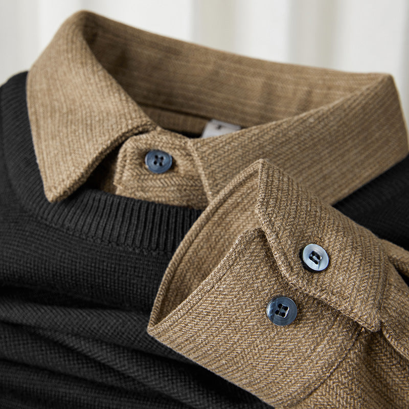 Sweaters Brushed Woolen Thickened